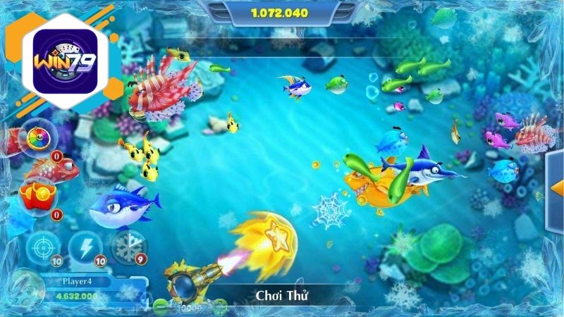 Bắn cá siêu thị Win79 chơi vui săn xu thưởng mỗi ngày 3 Tính năng nổi bật của game